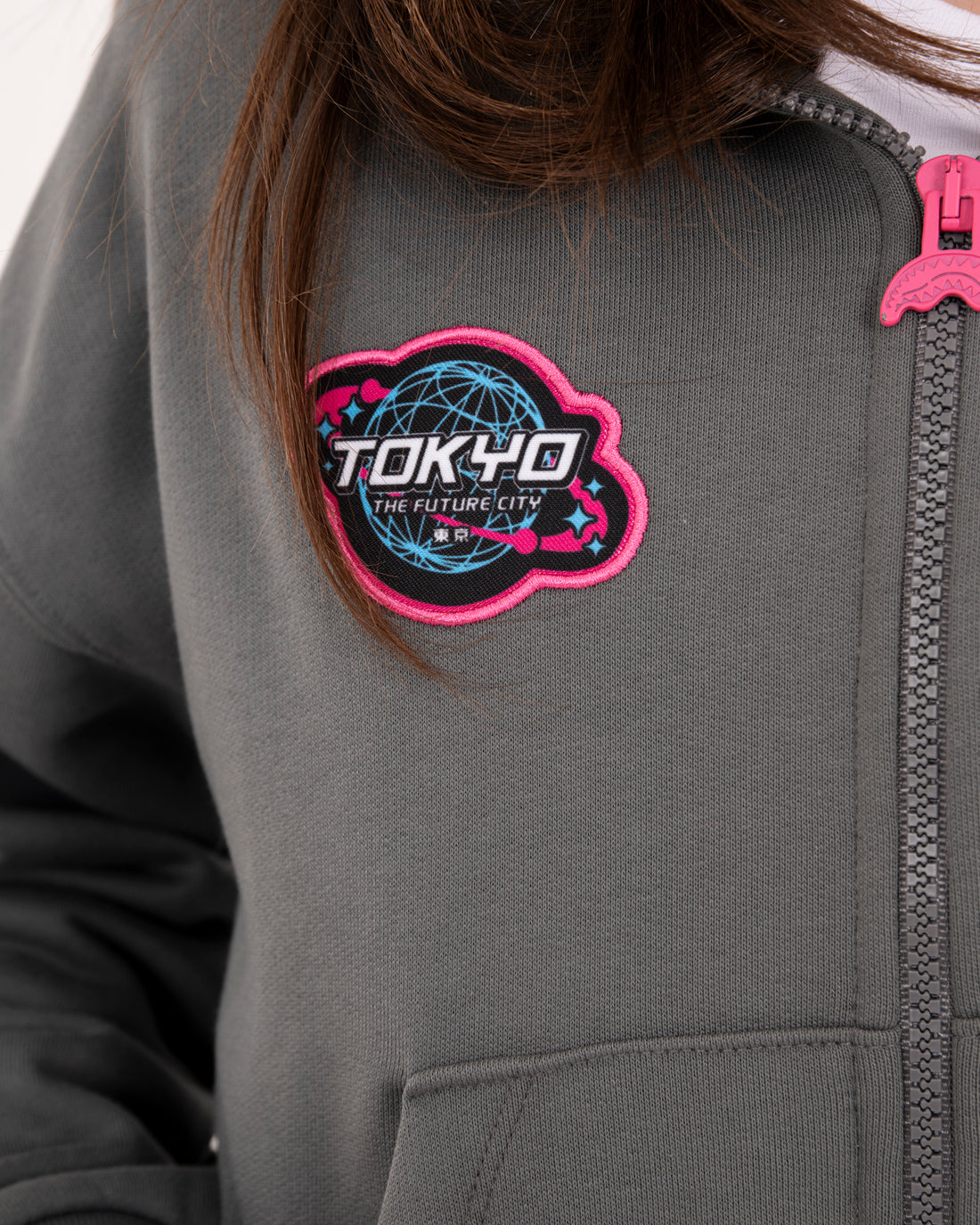 SHARK IN JAPAN OVER FULL-ZIP HOODIE