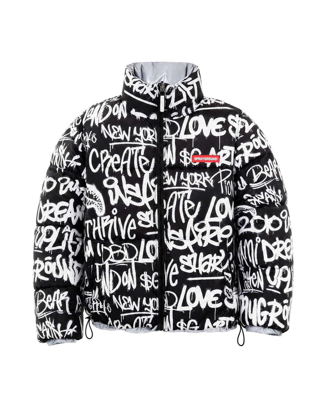 GRAFFITI REFLECTIVE DOUBLE PADDED JACKET