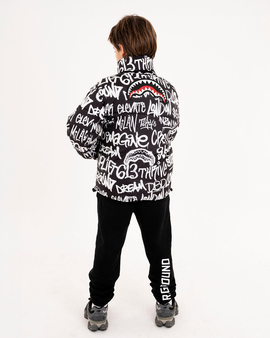 GRAFFITI REFLECTIVE DOUBLE PADDED JACKET