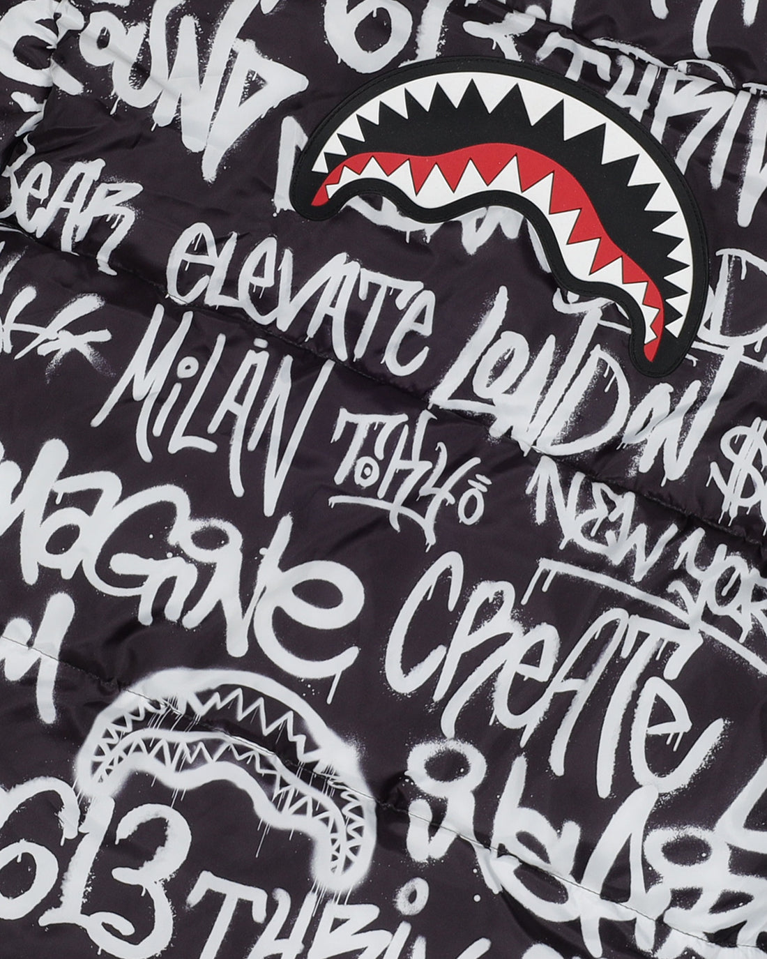 GRAFFITI REFLECTIVE DOUBLE PADDED JACKET