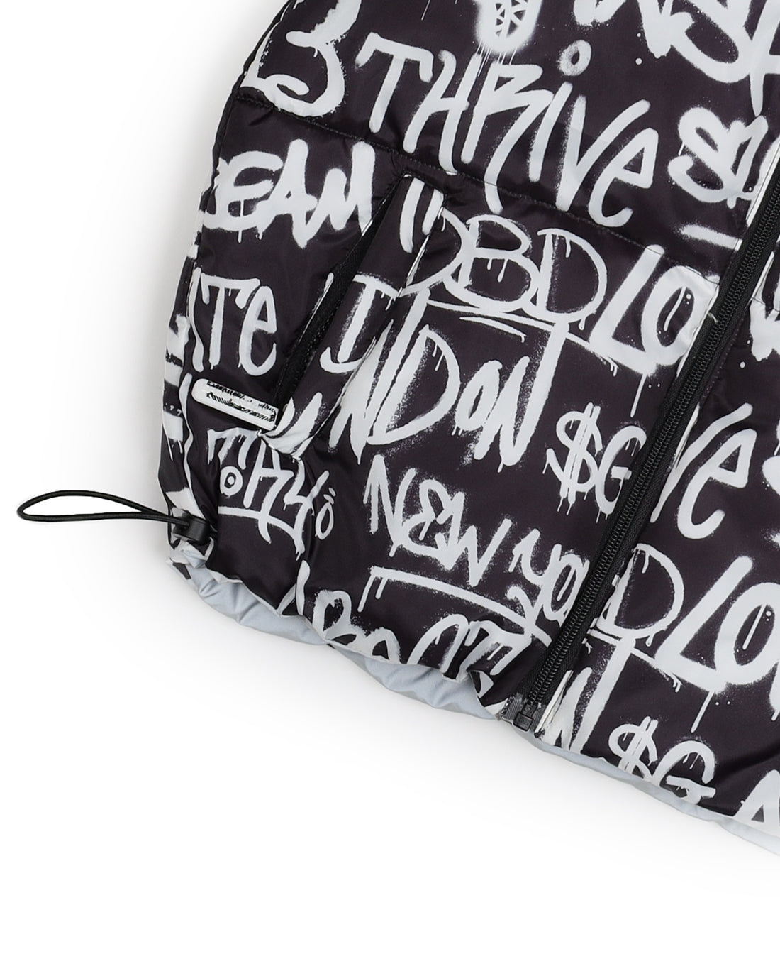 GRAFFITI REFLECTIVE DOUBLE PADDED JACKET