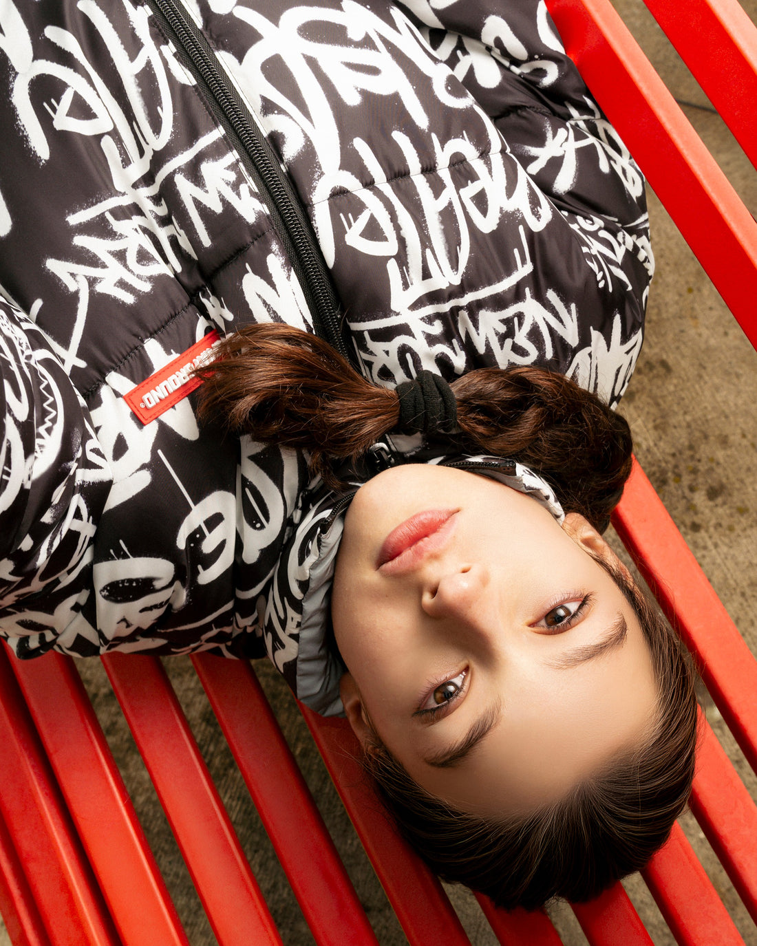 GRAFFITI REFLECTIVE DOUBLE PADDED JACKET