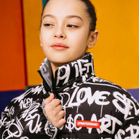 GRAFFITI REFLECTIVE DOUBLE PADDED JACKET