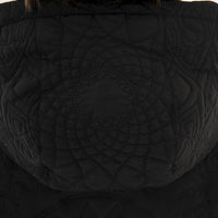 BLACK PUFFER MONOGRAM JACKET