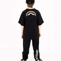 SHARK SHORT OVER T-SHIRT BLACK