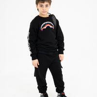 SHARK REGULAR CREWNECK BLACK