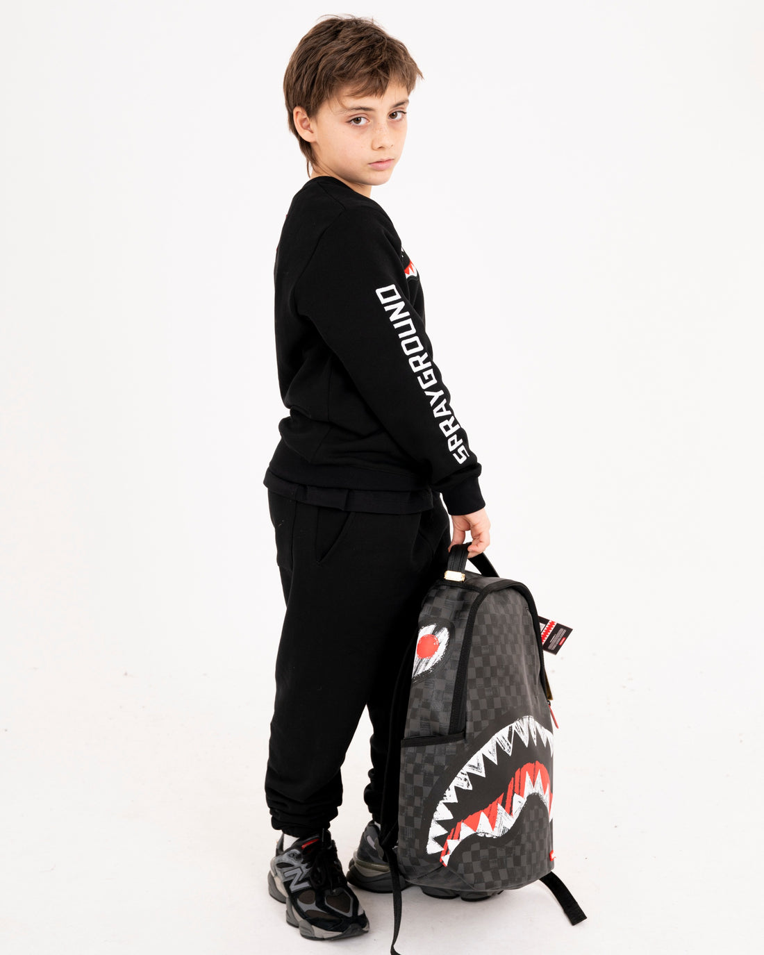 SHARK REGULAR CREWNECK BLACK