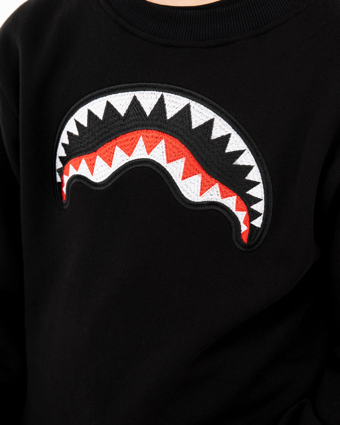 SHARK REGULAR CREWNECK BLACK