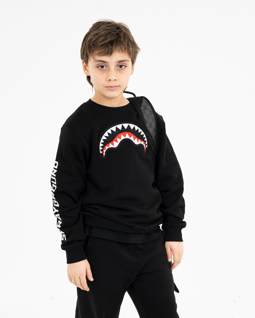 SHARK REGULAR CREWNECK BLACK