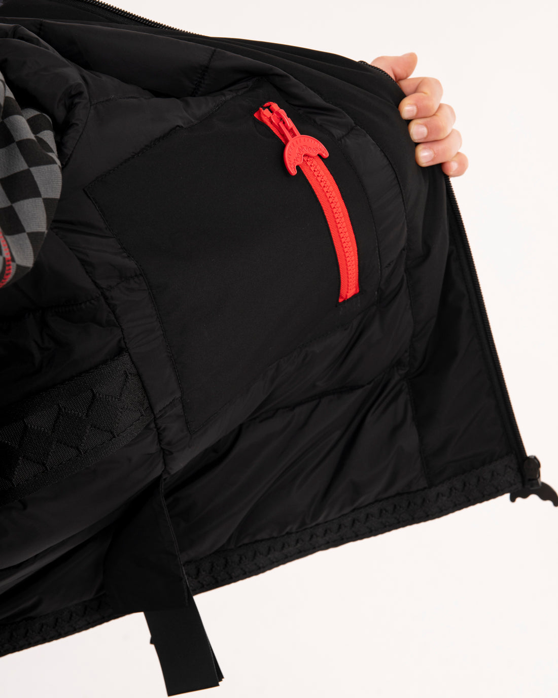 CHECKERED PADDED JACKET