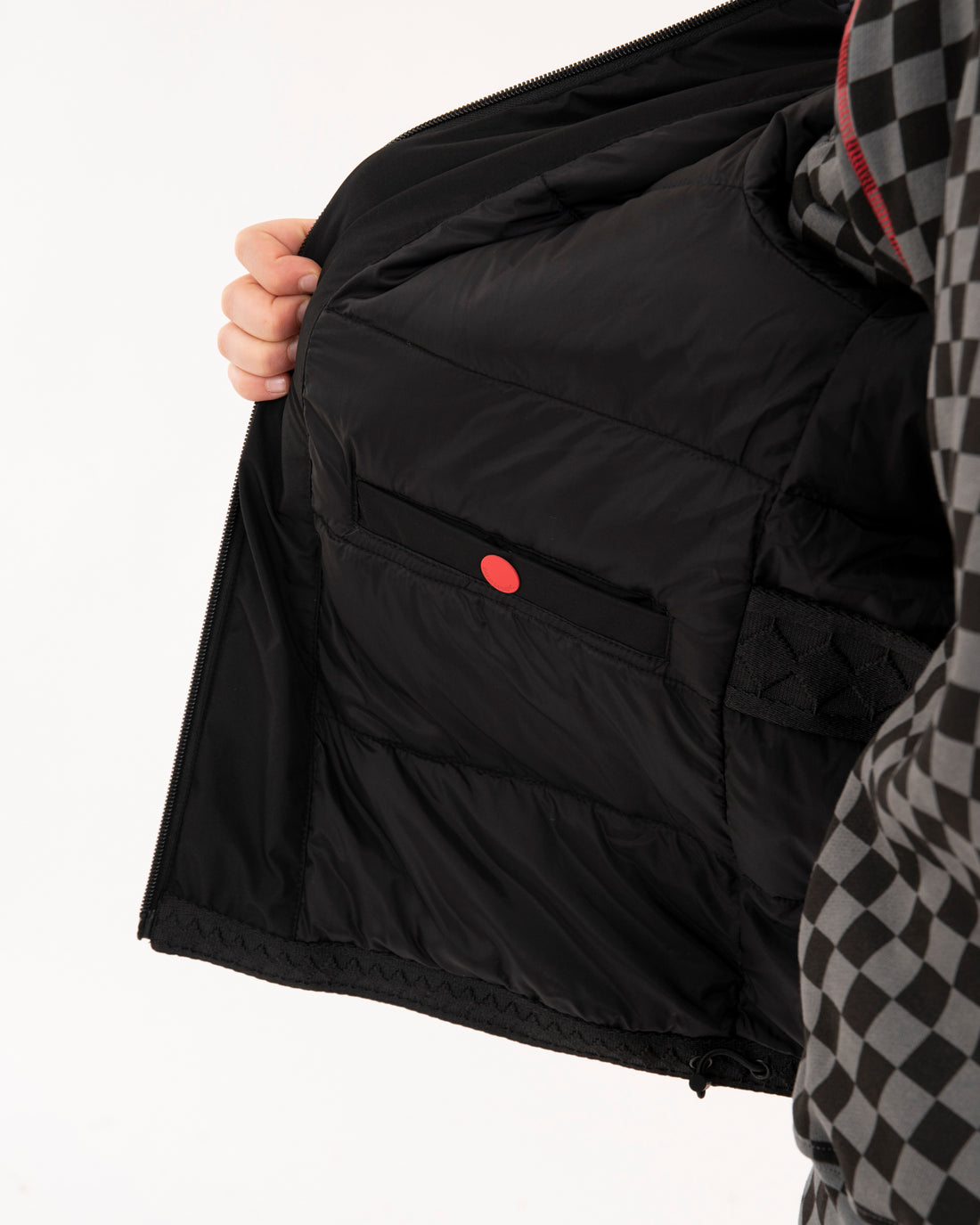 CHECKERED PADDED JACKET