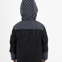 CHECKERED PADDED JACKET