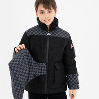 CHECKERED PADDED JACKET