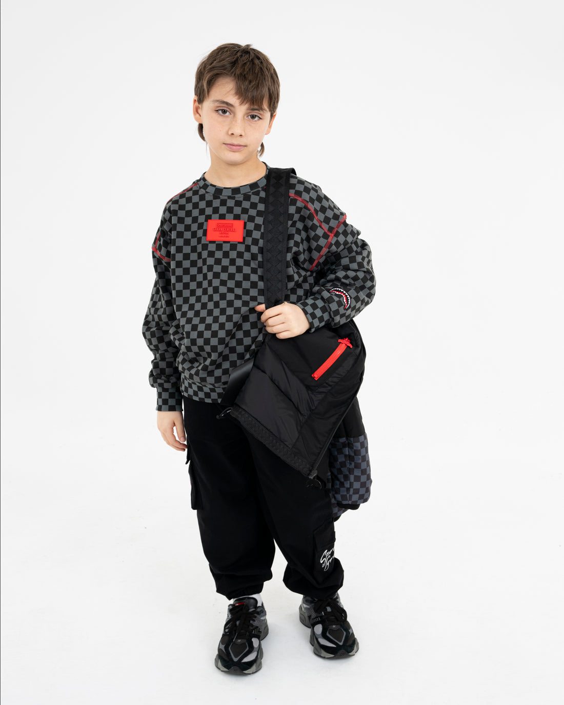 CHECKERED PADDED JACKET