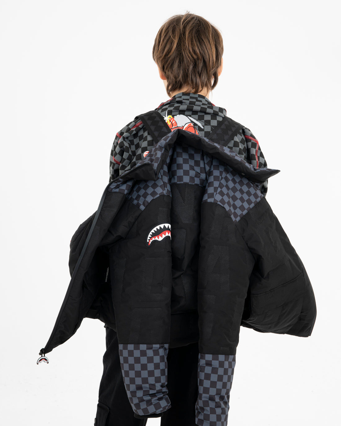 CHECKERED PADDED JACKET