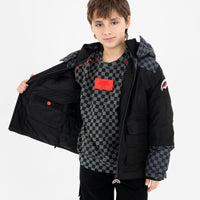 CHECKERED PADDED JACKET