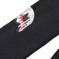 SILVER DRIP OVER PANTS BLACK