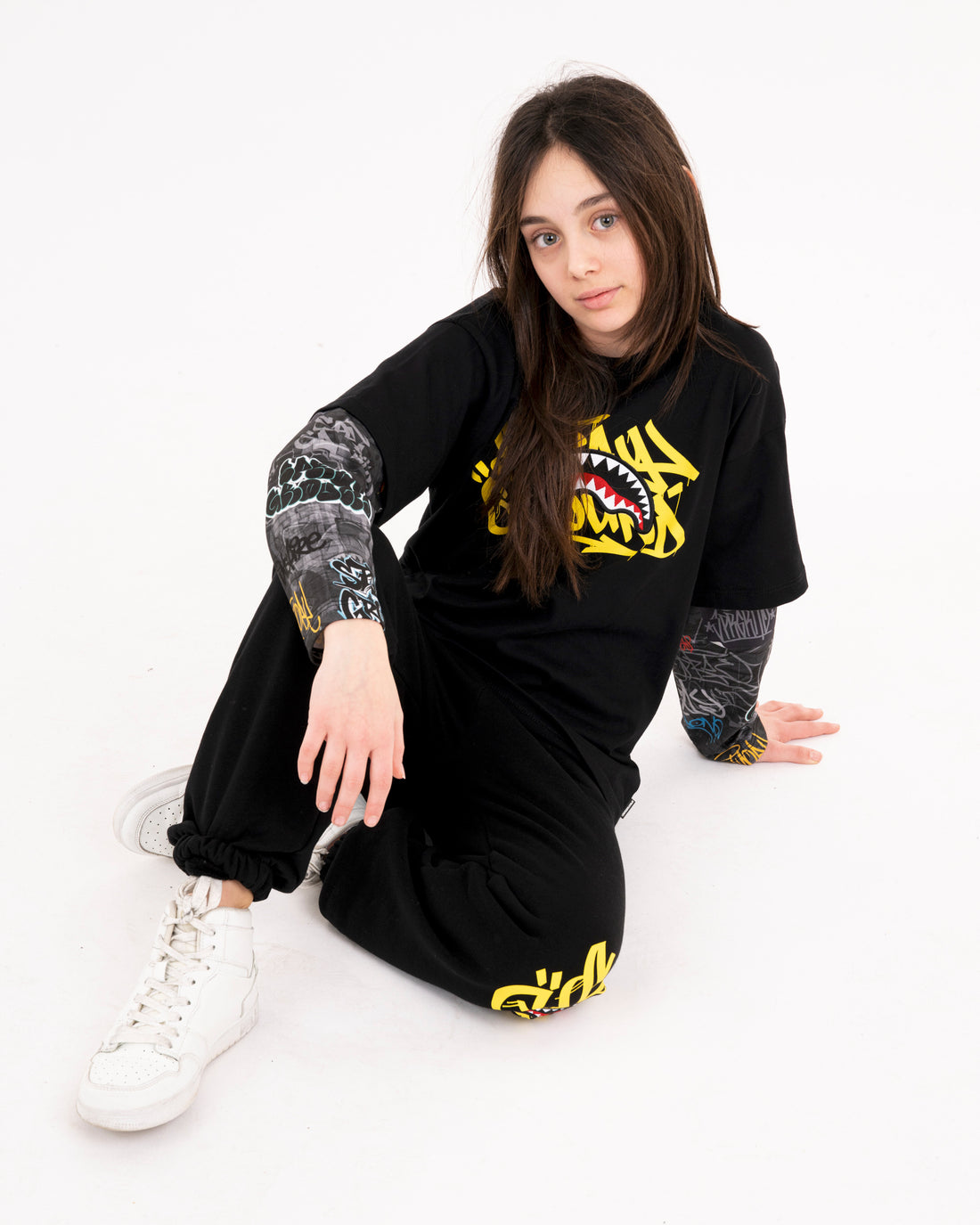 SPRAYGROUND TAG DOUBLE OVER T-SHIRT