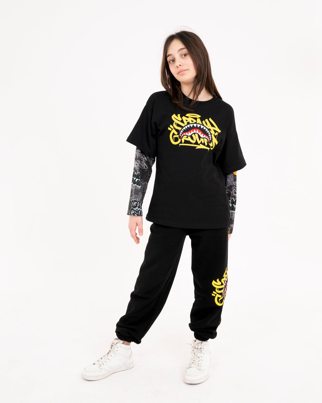 SPRAYGROUND TAG DOUBLE OVER T-SHIRT