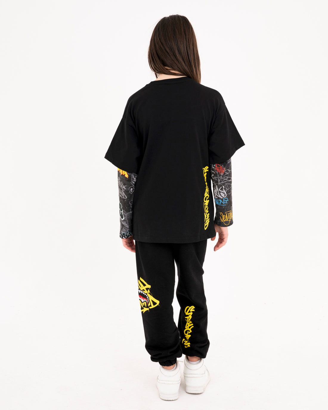 SPRAYGROUND TAG DOUBLE OVER T-SHIRT