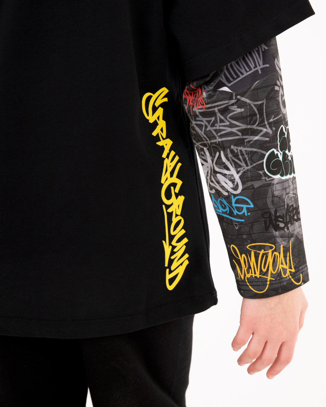 SPRAYGROUND TAG DOUBLE OVER T-SHIRT