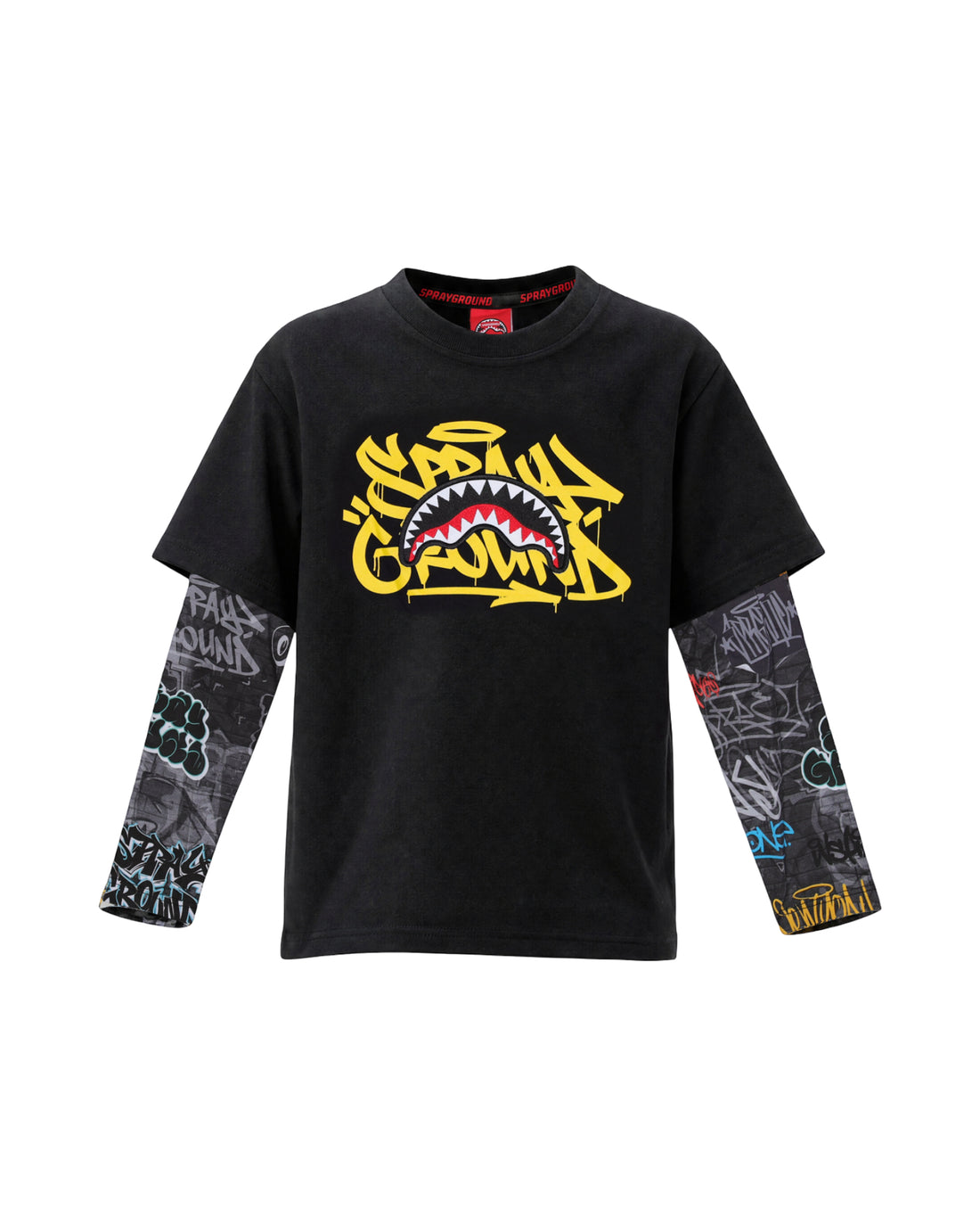 SPRAYGROUND TAG DOUBLE OVER T-SHIRT