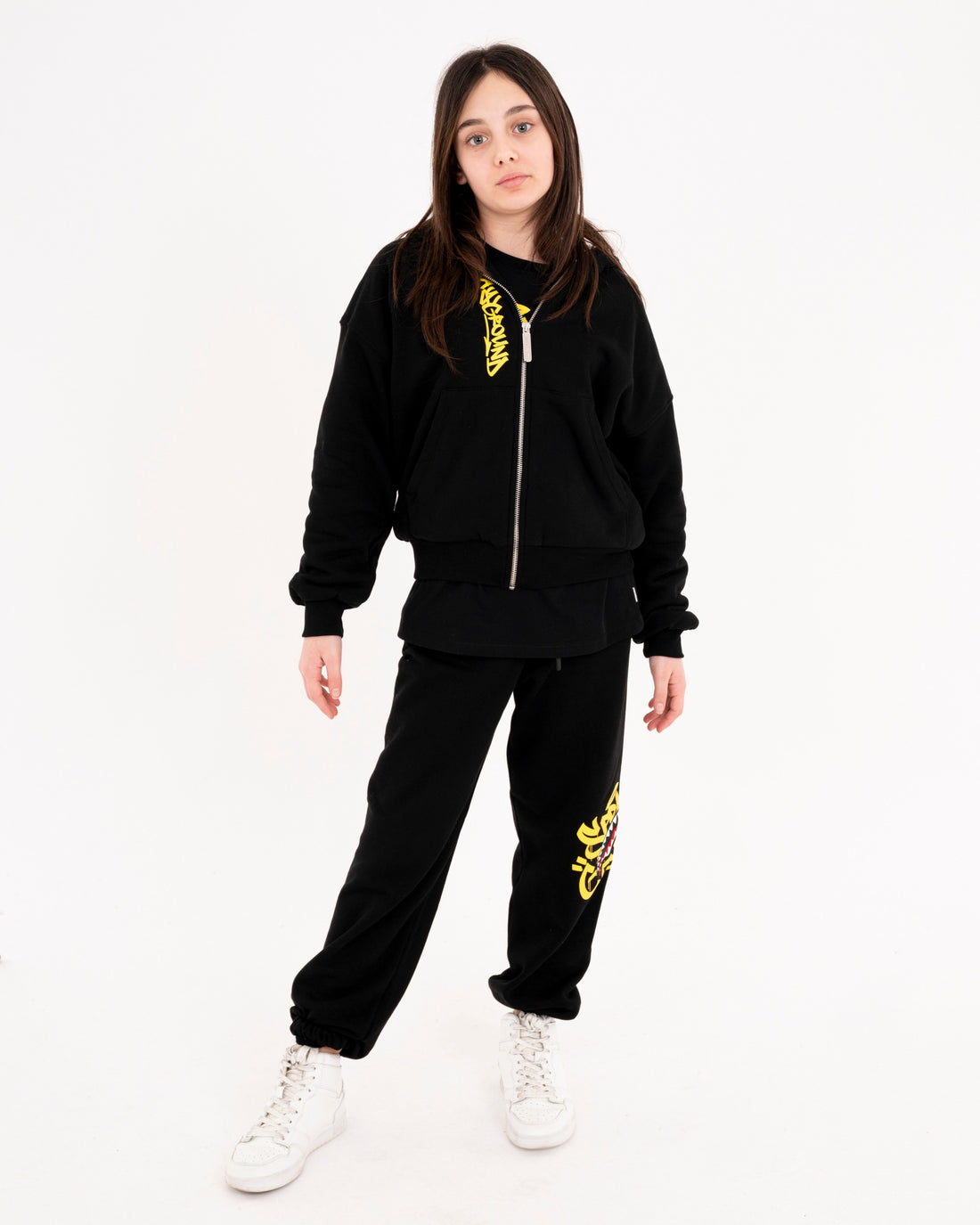 SPRAYGROUND TAG BAGGY PANTS BLACK