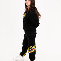 SPRAYGROUND TAG BAGGY PANTS BLACK