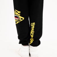 SPRAYGROUND TAG BAGGY PANTS BLACK