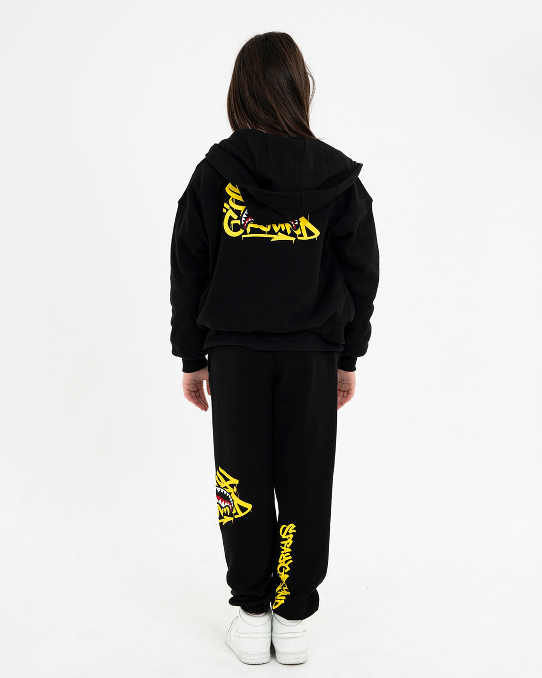 SPRAYGROUND TAG BAGGY PANTS BLACK