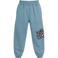 SPRAYGROUND TAG BAGGY PANTS SMOKE BLUE