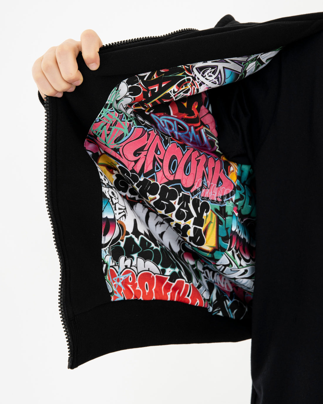 HANG IN THERE GRAFFITI COMFY FULL-ZIP