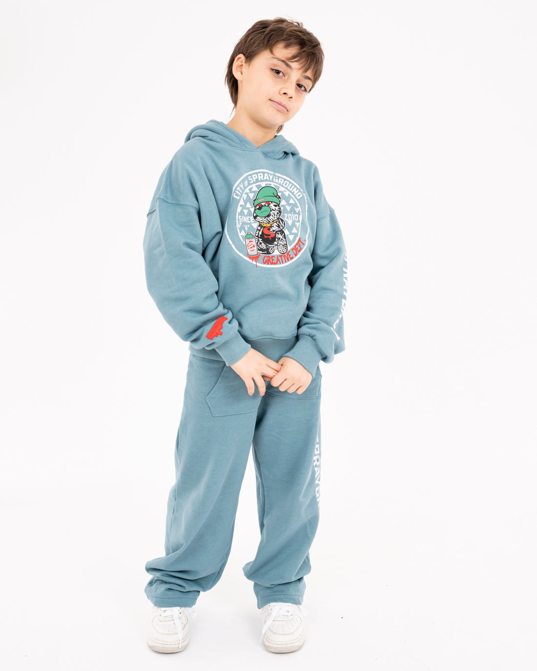 CREATIVE DEPT. PERFECT HOODIE SMOOKE BLUE