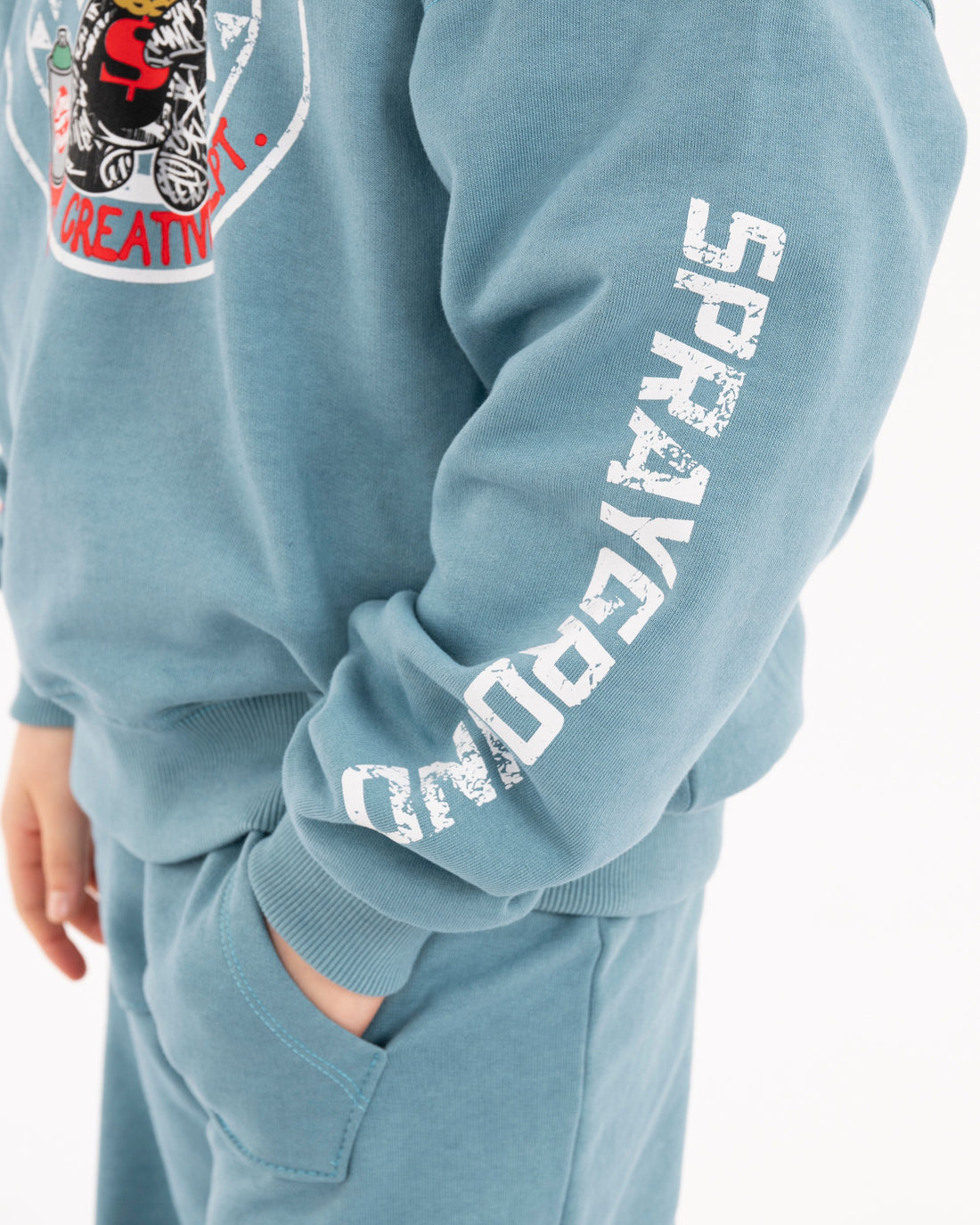 CREATIVE DEPT. PERFECT HOODIE SMOOKE BLUE