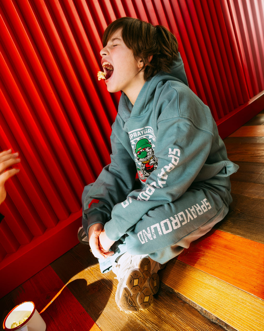 CREATIVE DEPT. PERFECT HOODIE SMOOKE BLUE