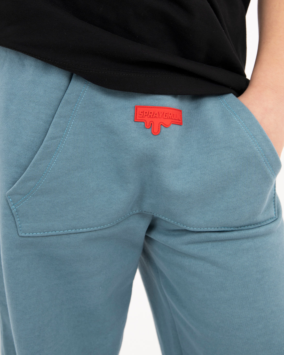 CREATIVE DEPT. OVER PANTS SMOKE BLUE