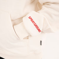 PAINTED DIABLO OVER HOODIE IVORY