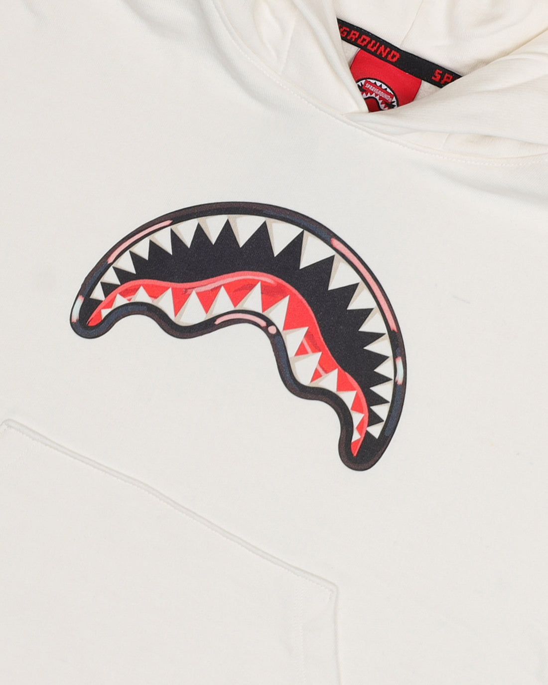 PAINTED DIABLO OVER HOODIE IVORY