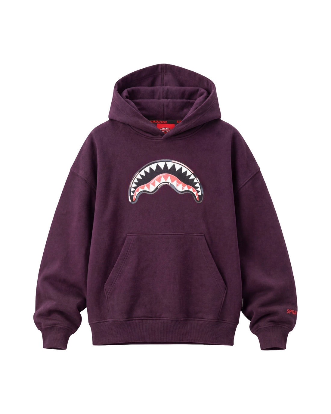 PAINTED DIABLO OVER HOODIE PURPLE