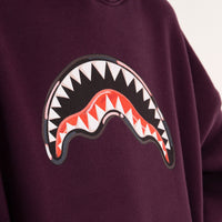PAINTED DIABLO OVER HOODIE PURPLE