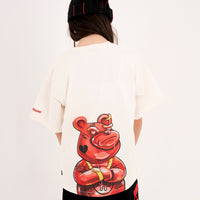PAINTED DIABLO OVER T-SHIRT IVORY