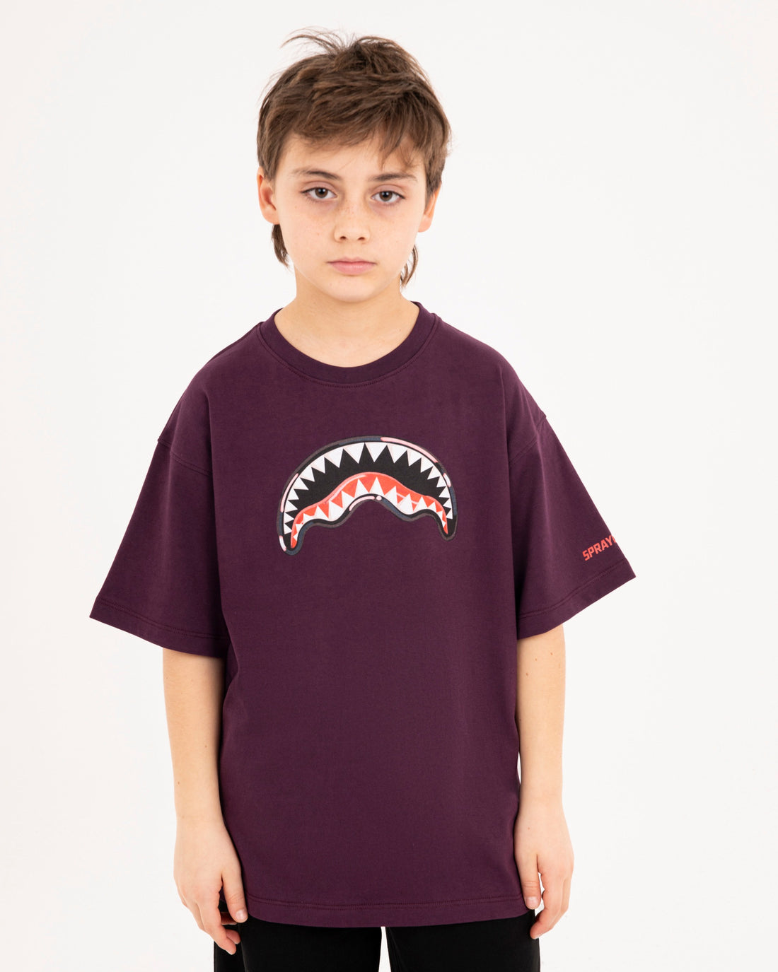 PAINTED DIABLO OVER T-SHIRT PURPLE