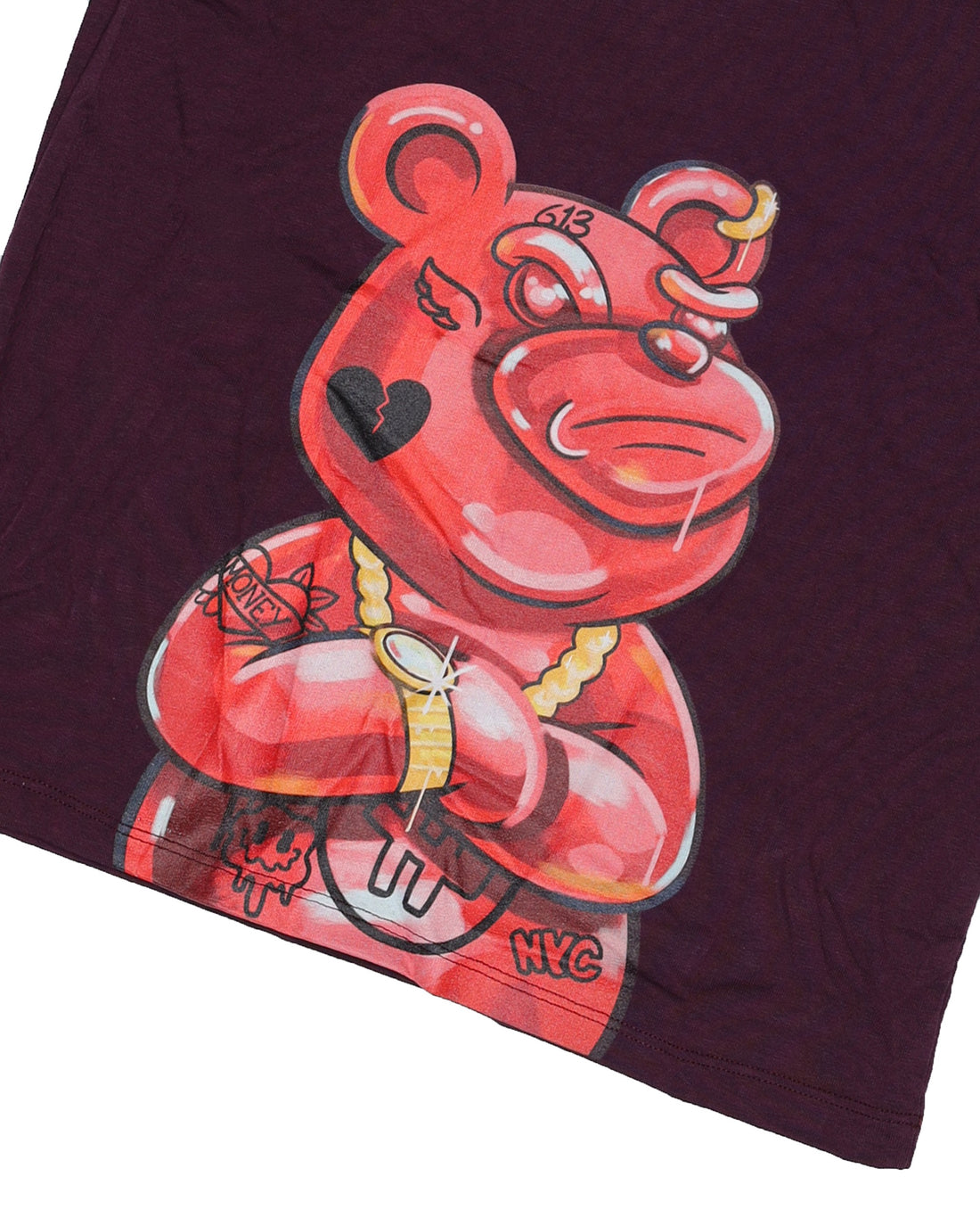 PAINTED DIABLO OVER T-SHIRT PURPLE