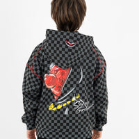 DIABLO BEAR IN THE CHECKERED OVER FULL-ZIP
