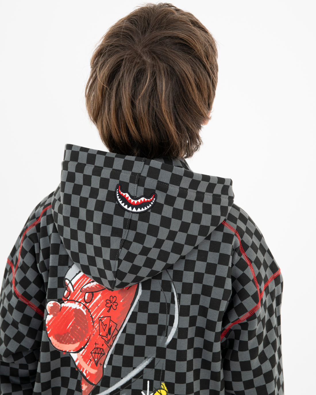 DIABLO BEAR IN THE CHECKERED OVER FULL-ZIP