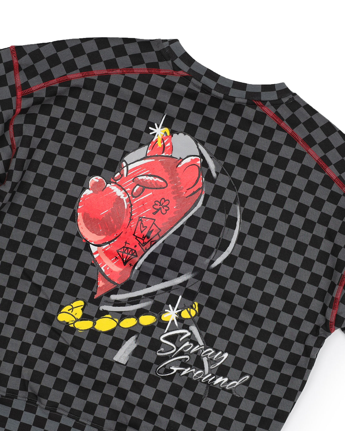 DIABLO BEAR IN THE CHECKERED OVER CREWNECK