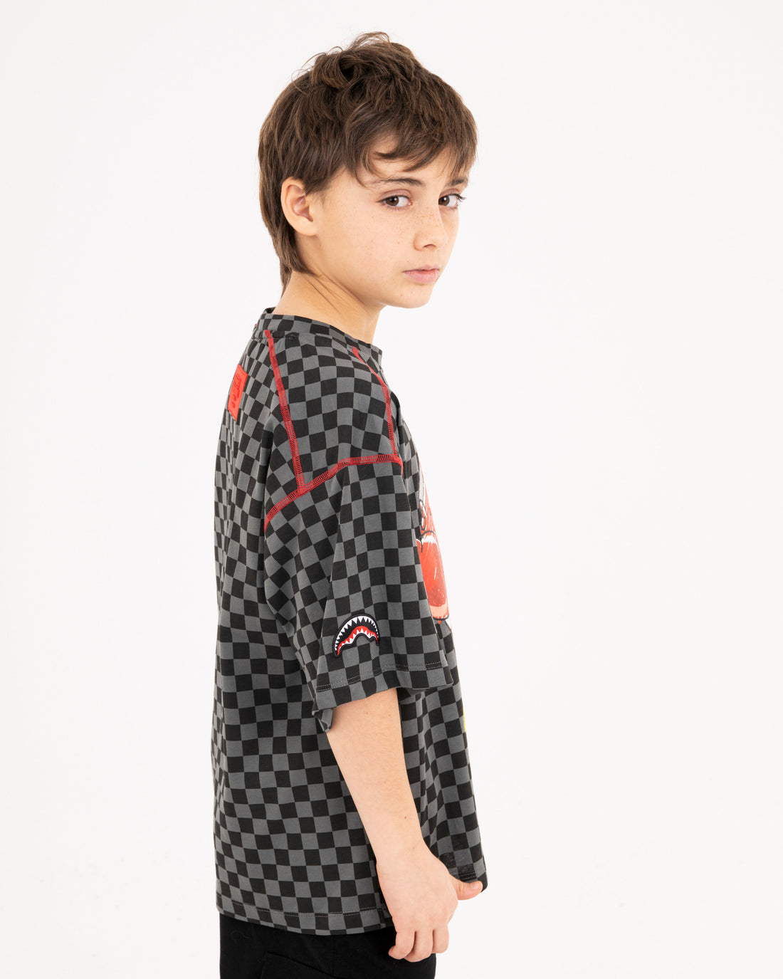 DIABLO BEAR IN THE CHECKERED OVER T-SHIRT