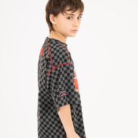 DIABLO BEAR IN THE CHECKERED OVER T-SHIRT