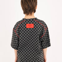 DIABLO BEAR IN THE CHECKERED OVER T-SHIRT