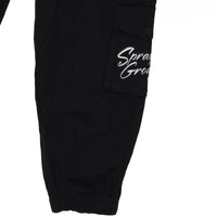 DIABLO BEAR SILVER SIGN BAGGY PANTS